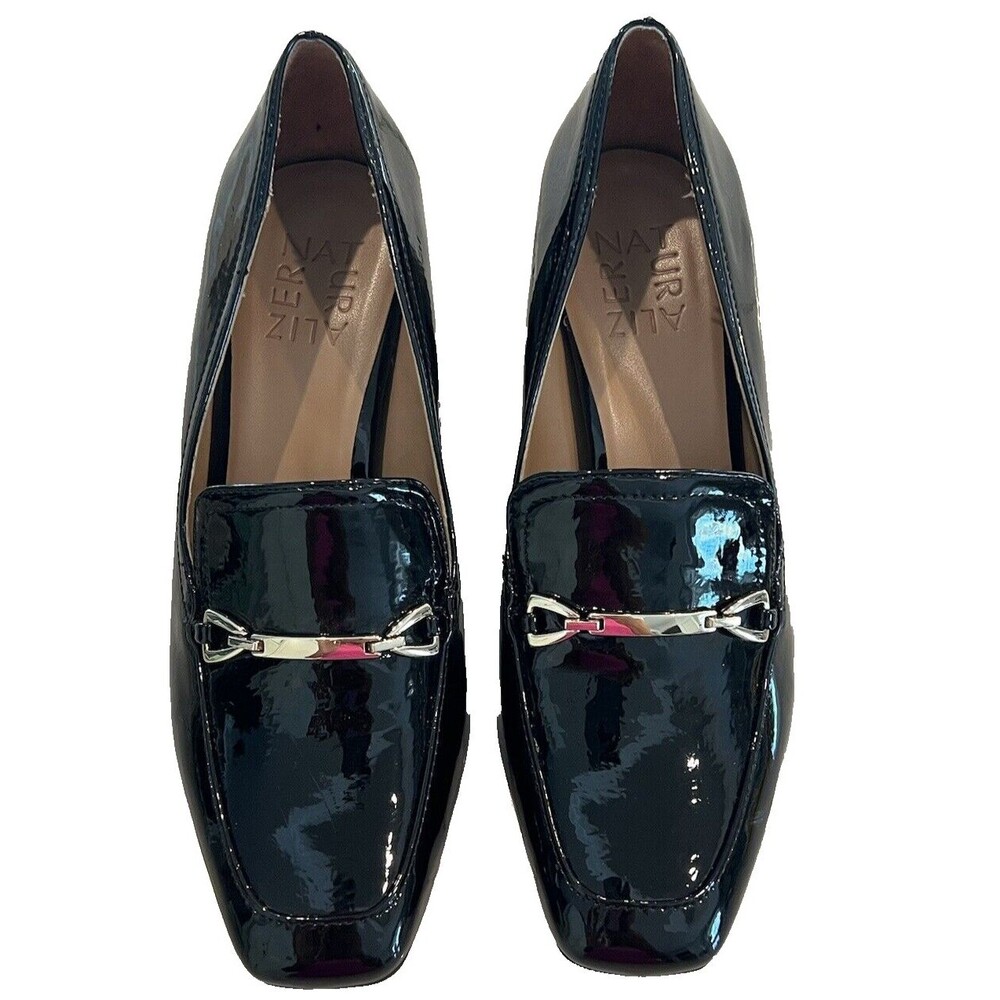 Women's Naturalizer, Wynrie Bit Pump I7176S2001 Black Patent Synthetic Size 6